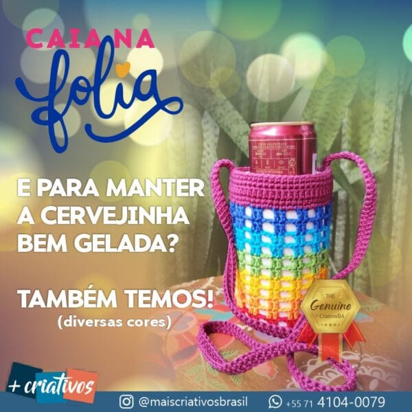 Porta cerveja com isopor